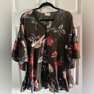 Altar’d State blouse / top with ruffle trim